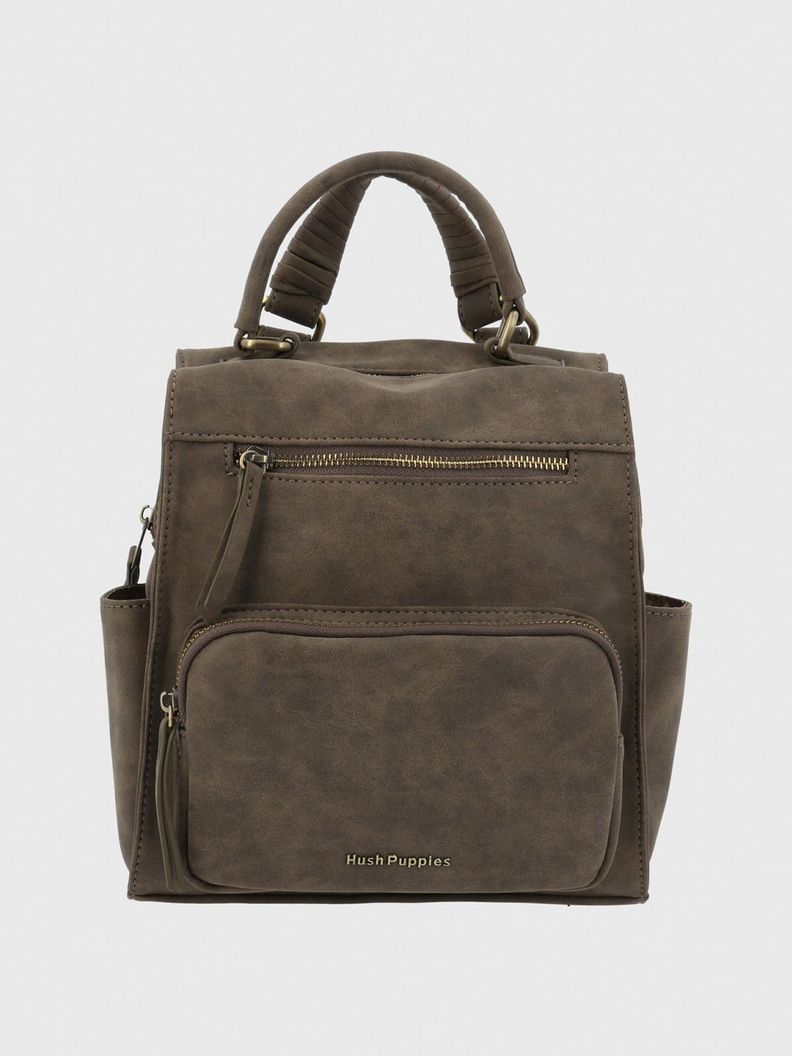 Cartera Mochila Ecocuero Mujer Dated Café