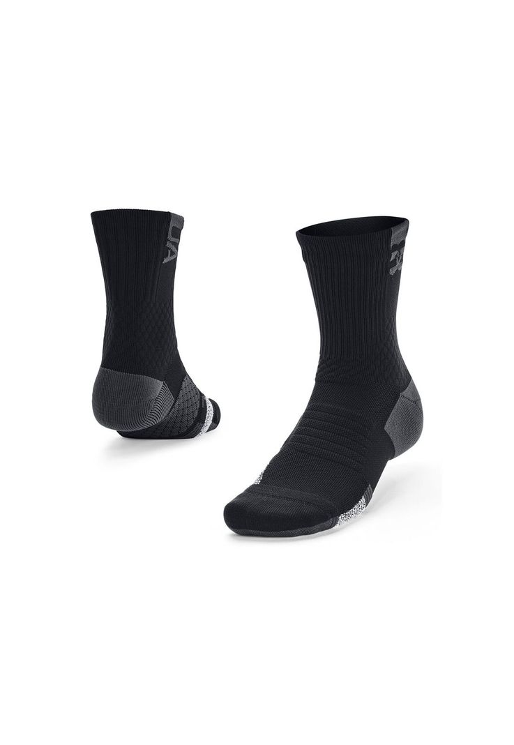 Calcetín Ua Ad Playmaker 1Pk Unisex Negro-0