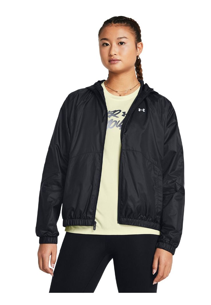 Cortavientos Rival Sport para mujer Negro-0