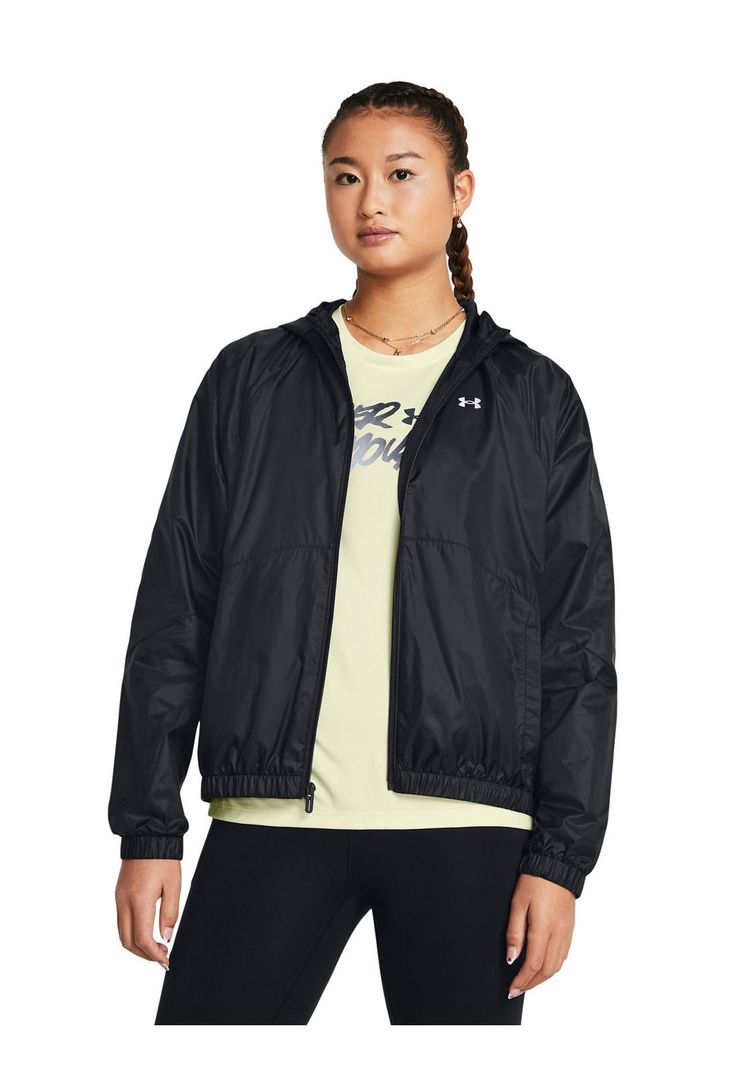 Cortavientos Rival Sport para mujer Negro-3