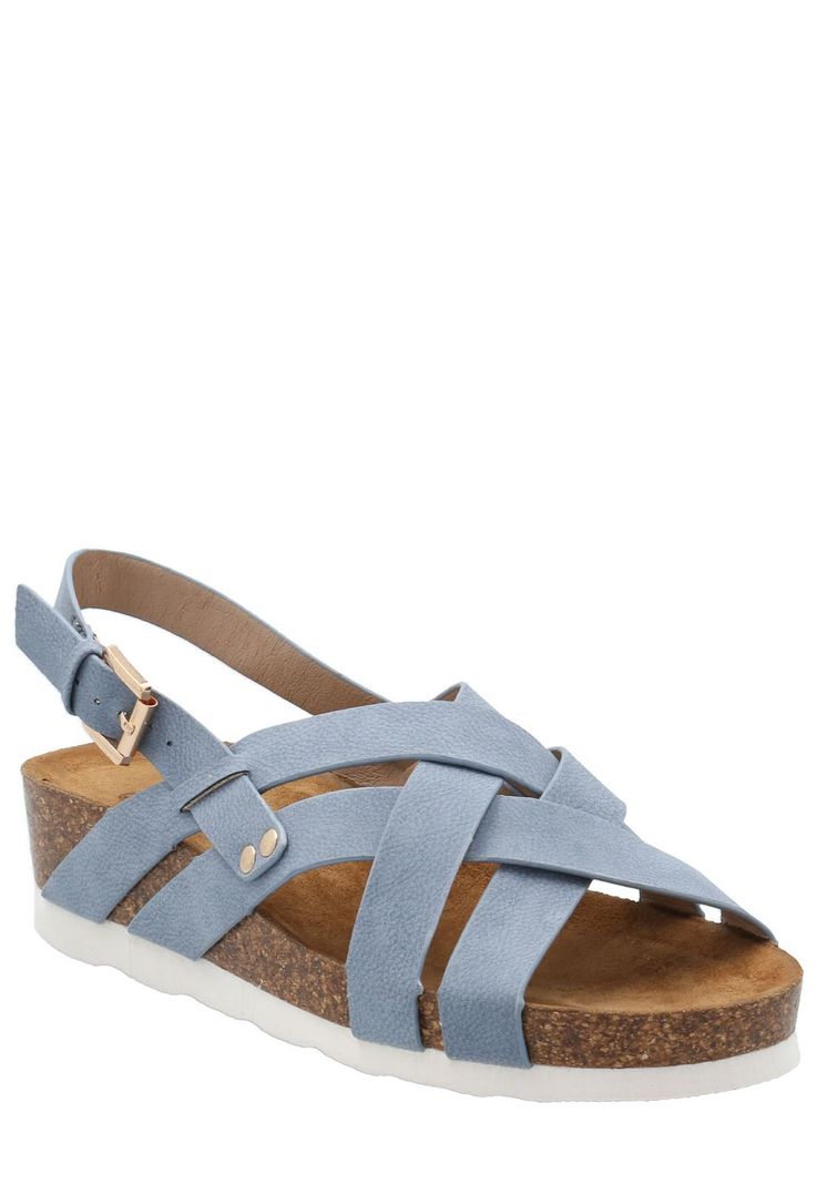 Sandalia Mujer Gennaro Denim -0