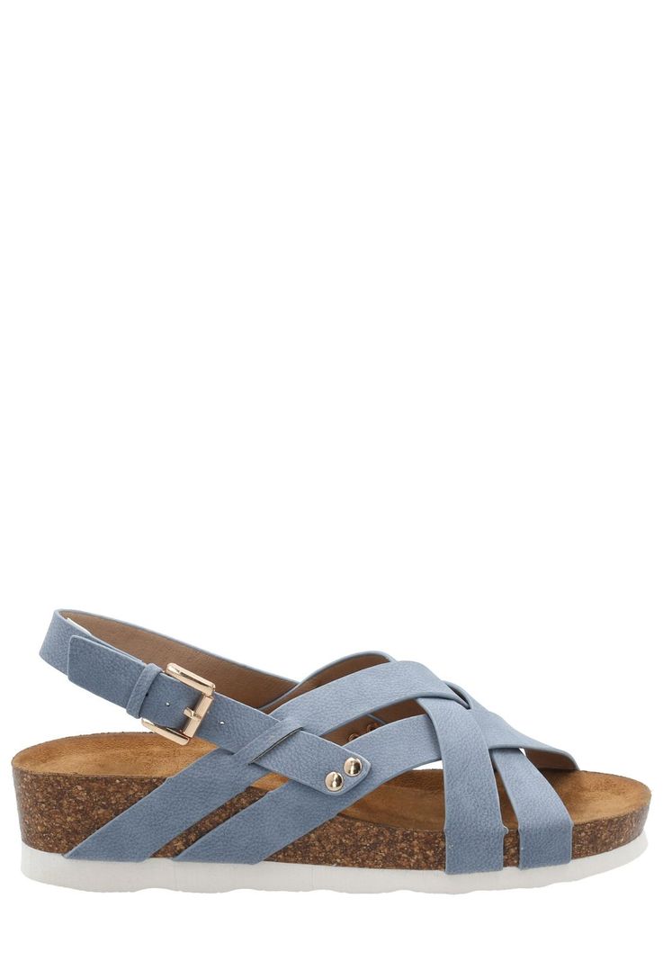 Sandalia Mujer Gennaro Denim -1