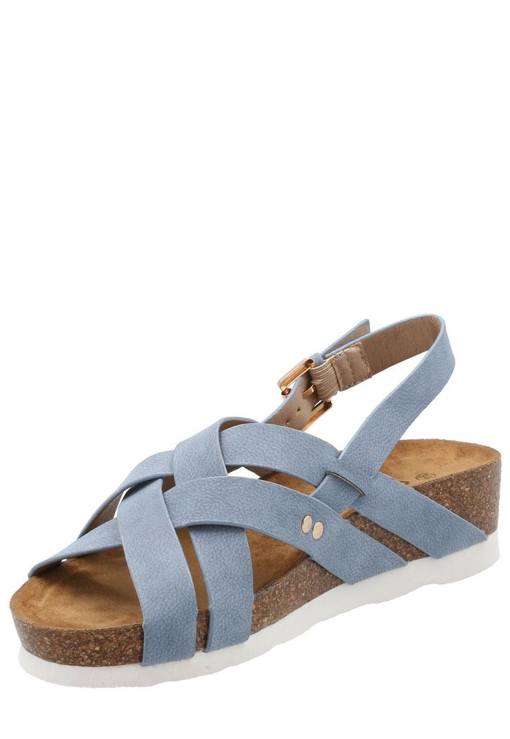 Sandalia Mujer Gennaro Denim -4