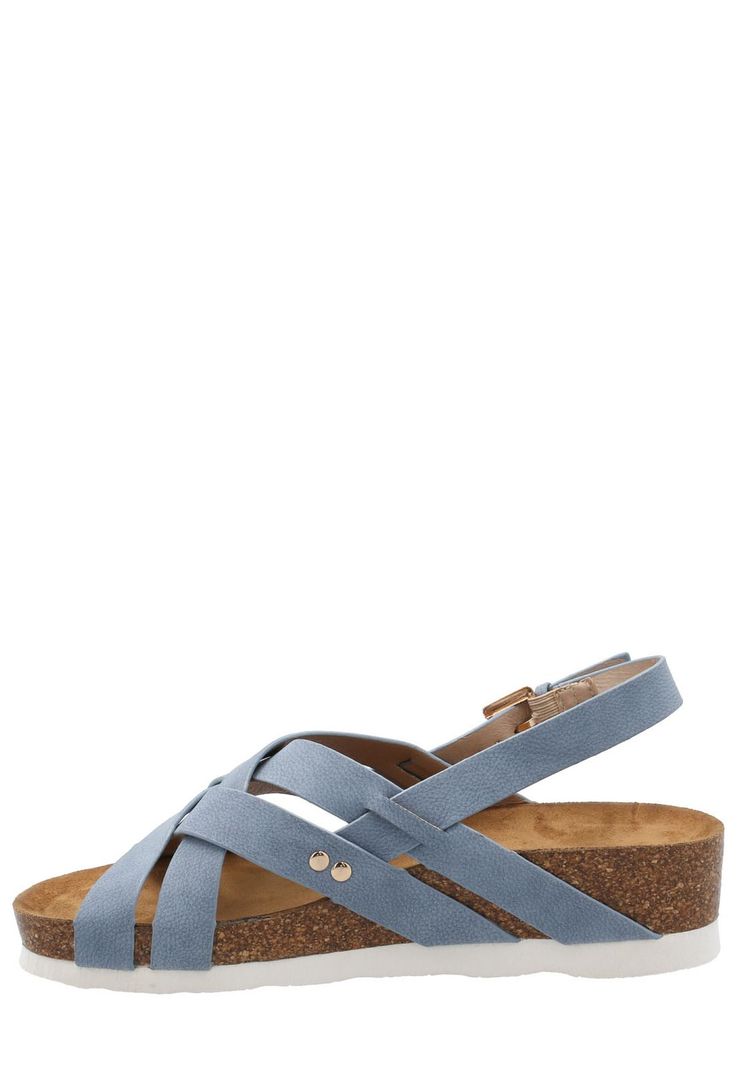 Sandalia Mujer Gennaro Denim -5