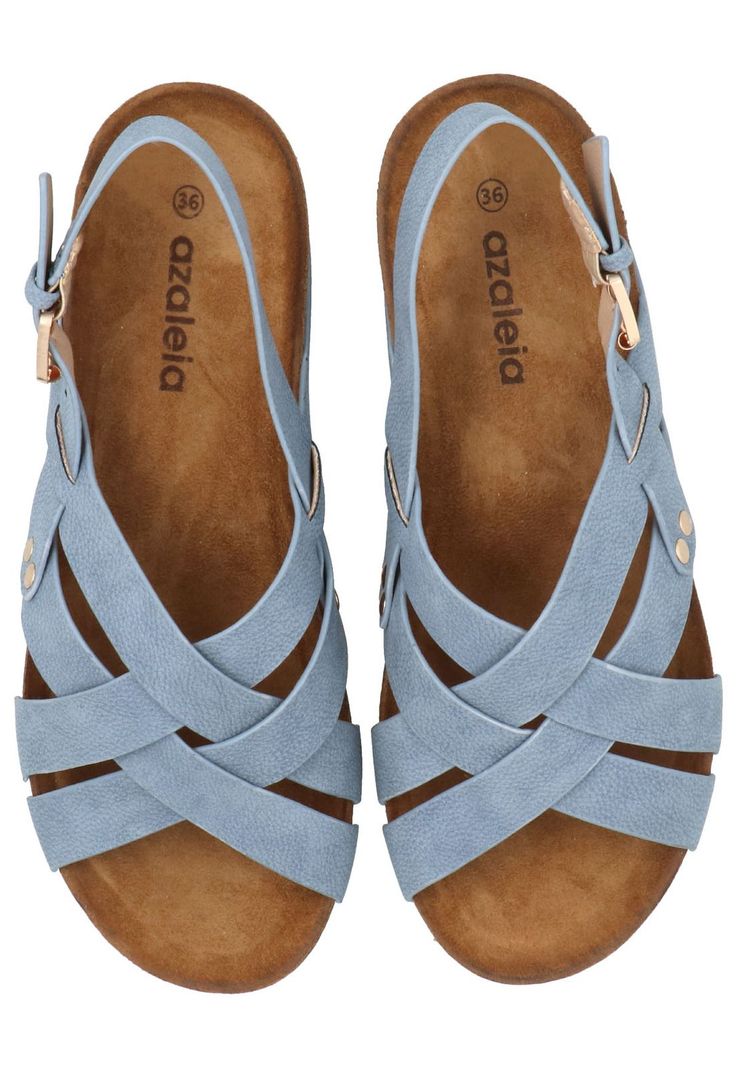 Sandalia Mujer Gennaro Denim -6