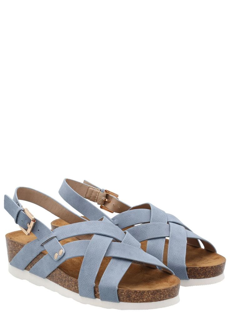 Sandalia Mujer Gennaro Denim -7