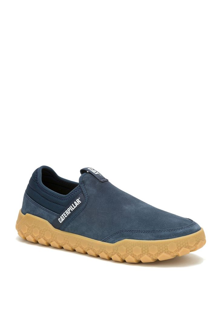 Zapatilla Slip On Gamuza Hombre Hex + Azul Marino -0