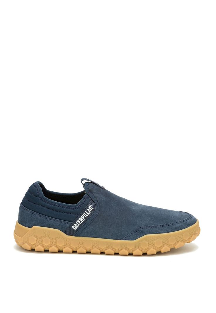 Zapatilla Slip On Gamuza Hombre Hex + Azul Marino -1