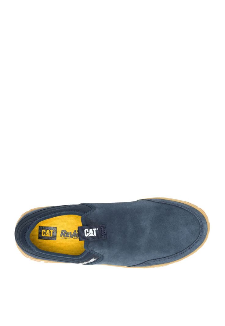 Zapatilla Slip On Gamuza Hombre Hex + Azul Marino -6