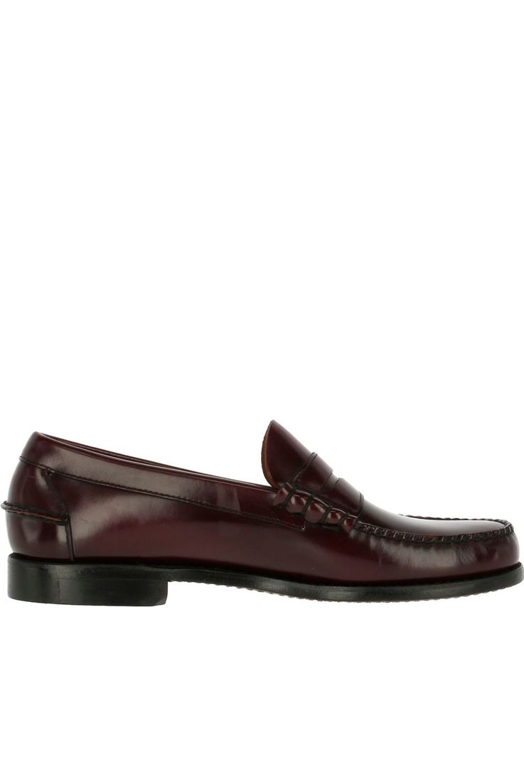 Mocasin Cuero Prada Burdeo-3