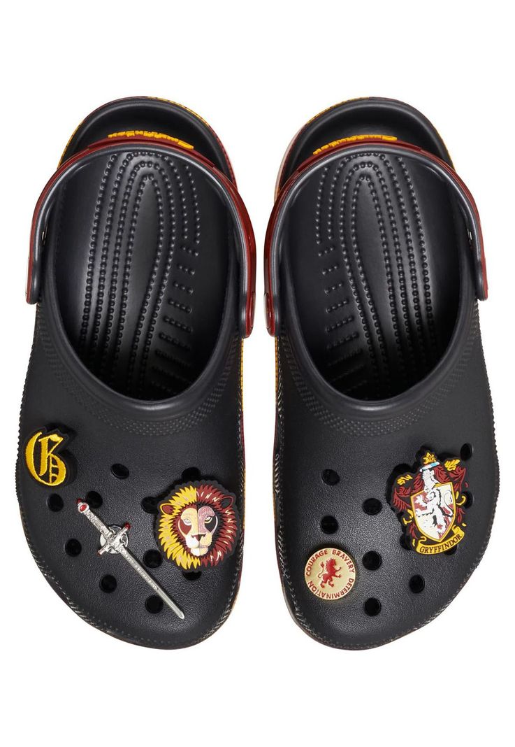 Zueco Hombre Gryffindor Negro-4