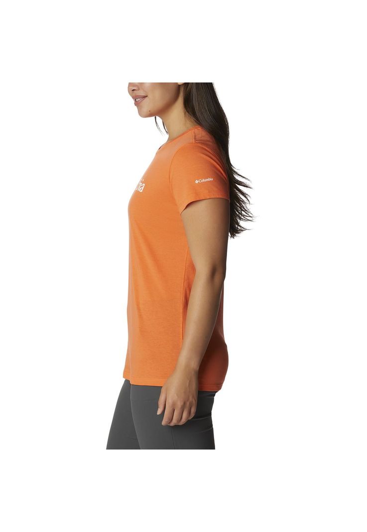 Polera M/C Trek Ss Graphic Tee Naranja Mujer-1