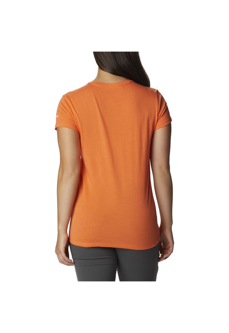 Polera M/C Trek Ss Graphic Tee Naranja Mujer-3