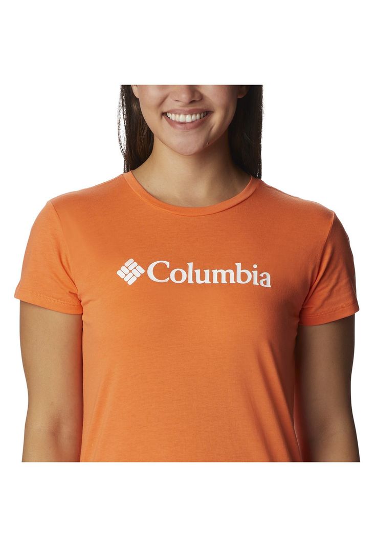 Polera M/C Trek Ss Graphic Tee Naranja Mujer-4
