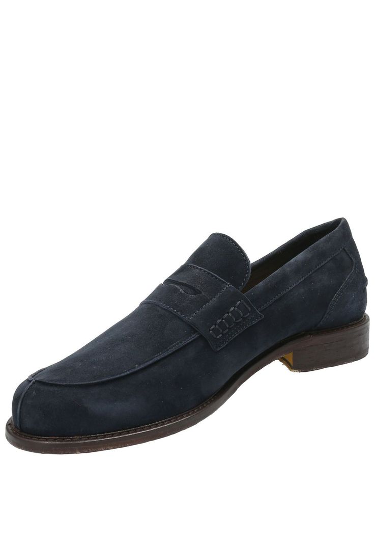 Zapato Cuero Hombre Oglio Azul Marino-4
