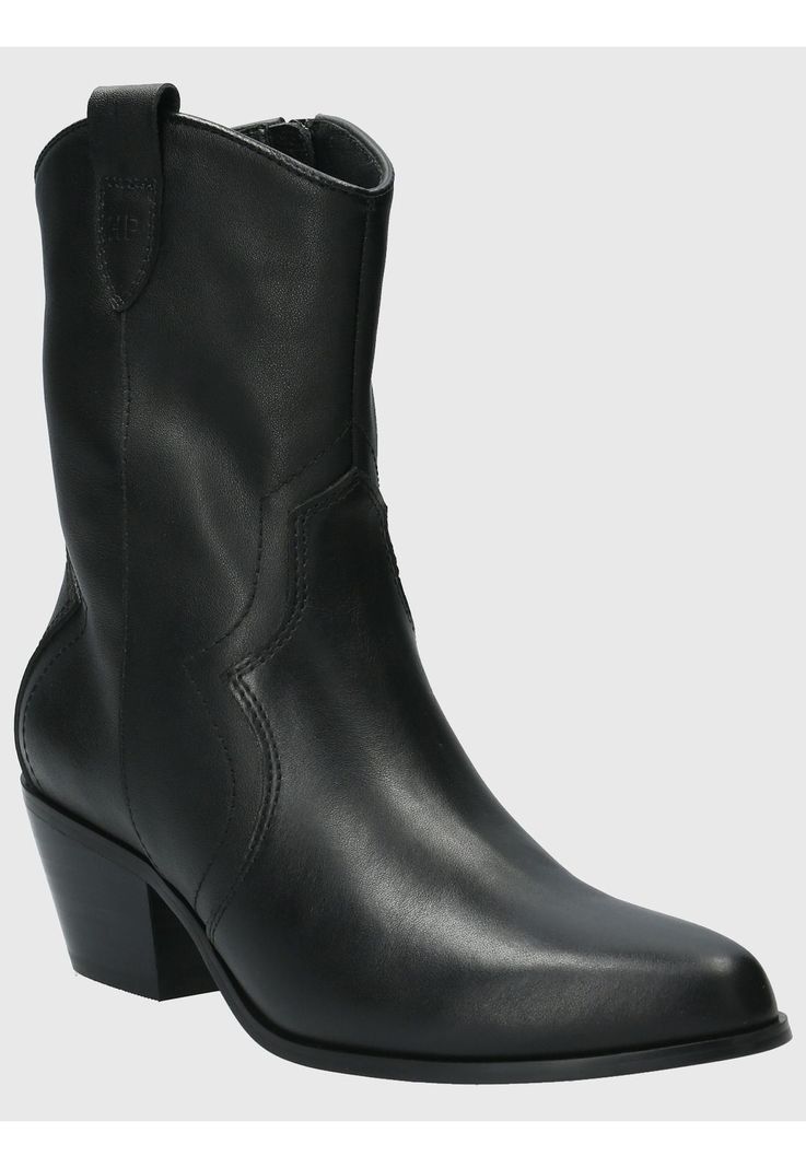 Bota vaquera texana Mujer Sawyer Negro-0