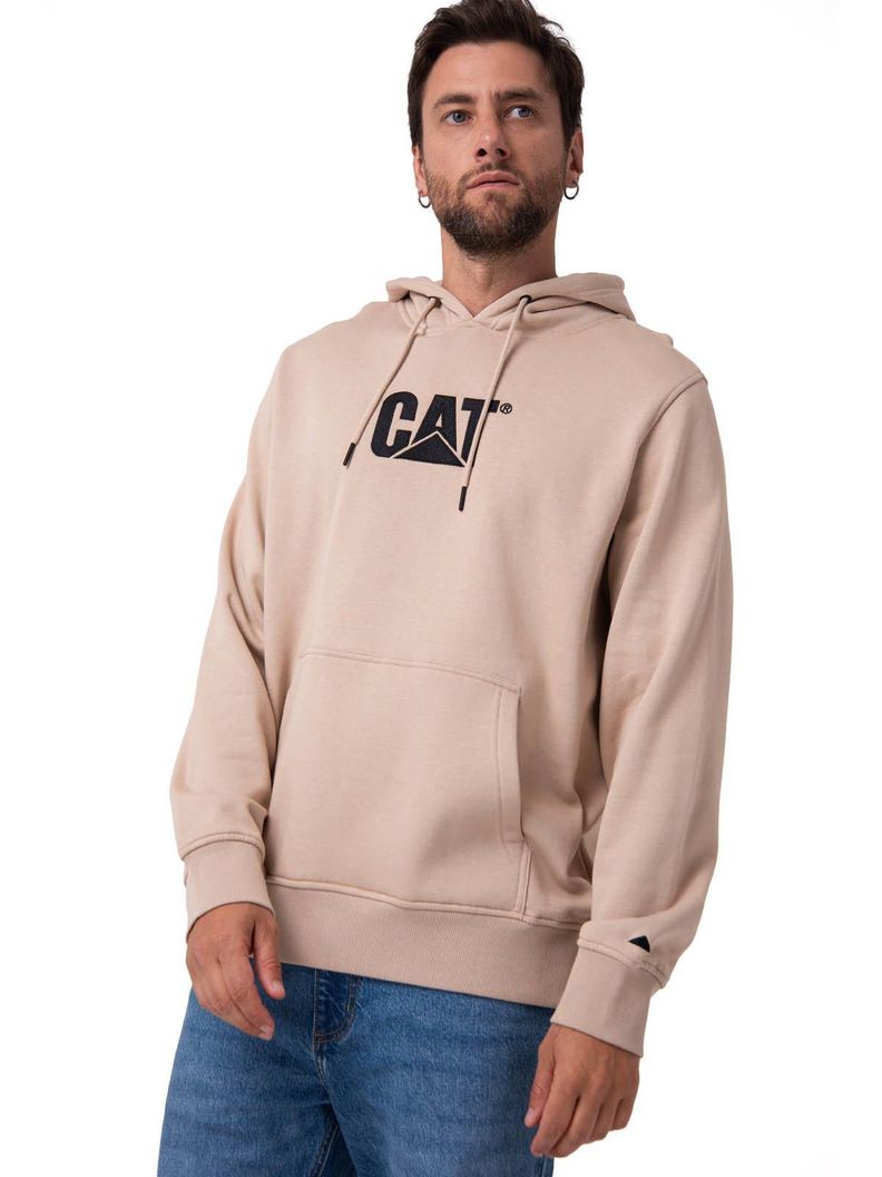 Polerón Hombre Logo Beige