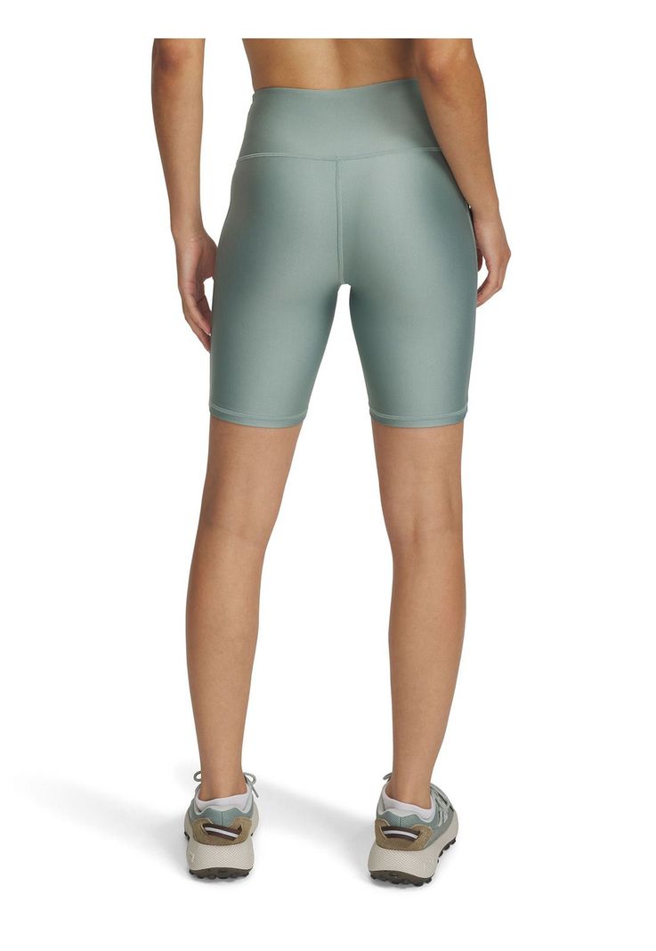 Calzas UA Tech Bike Shorts Mujer Verde-1