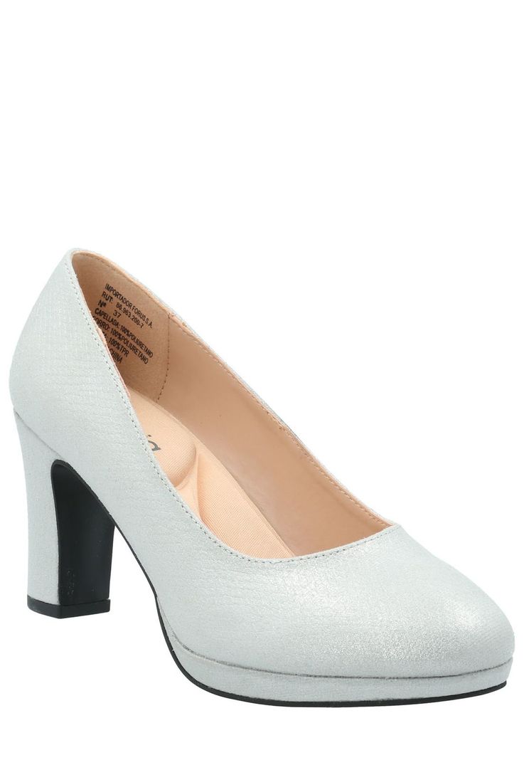 Zapato Mujer Azucena Plateado-0