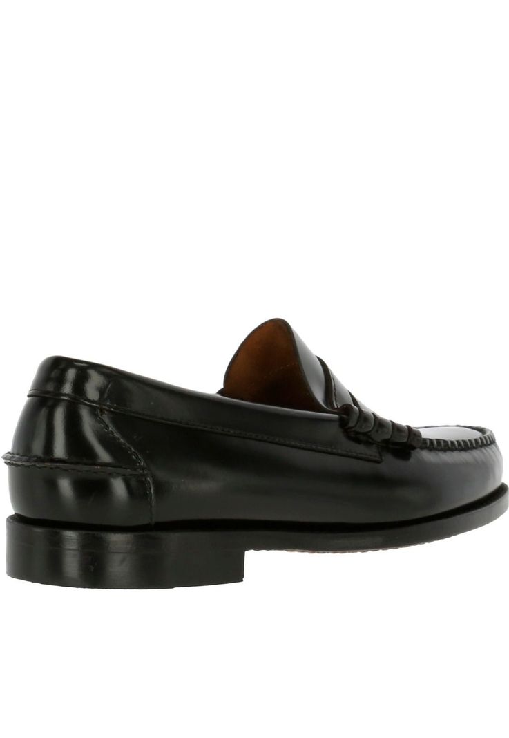 Mocasin Cuero Prada Negro-4