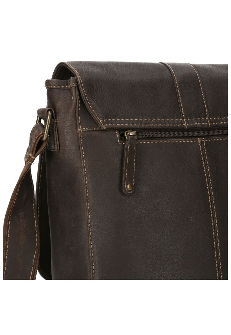 Maletín Cuero Unisex Th Drake Cross Café-3