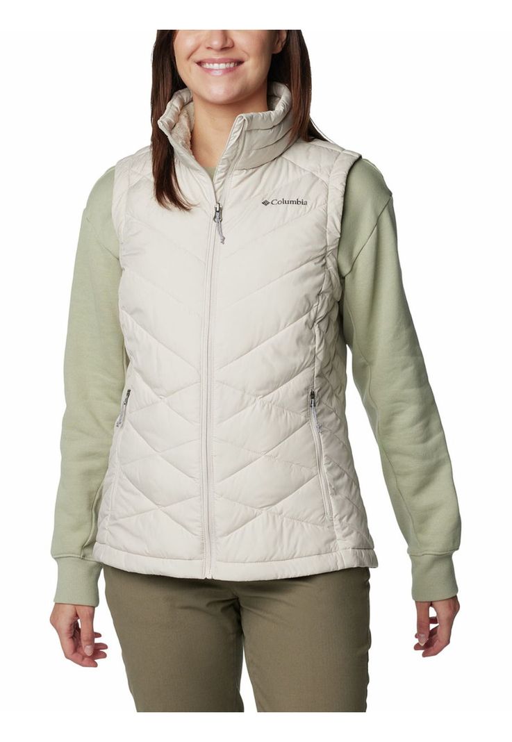 Parka Sin Mangas Mujer Heavenly Ii Vest Beige-0
