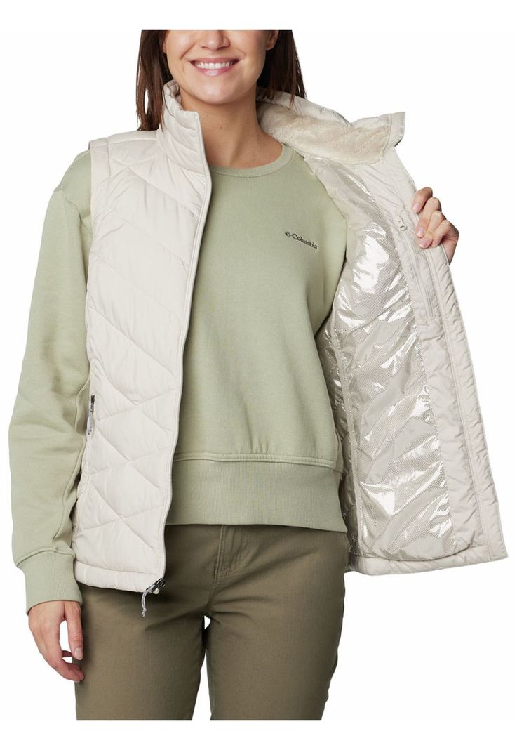 Parka Sin Mangas Mujer Heavenly Ii Vest Beige-4