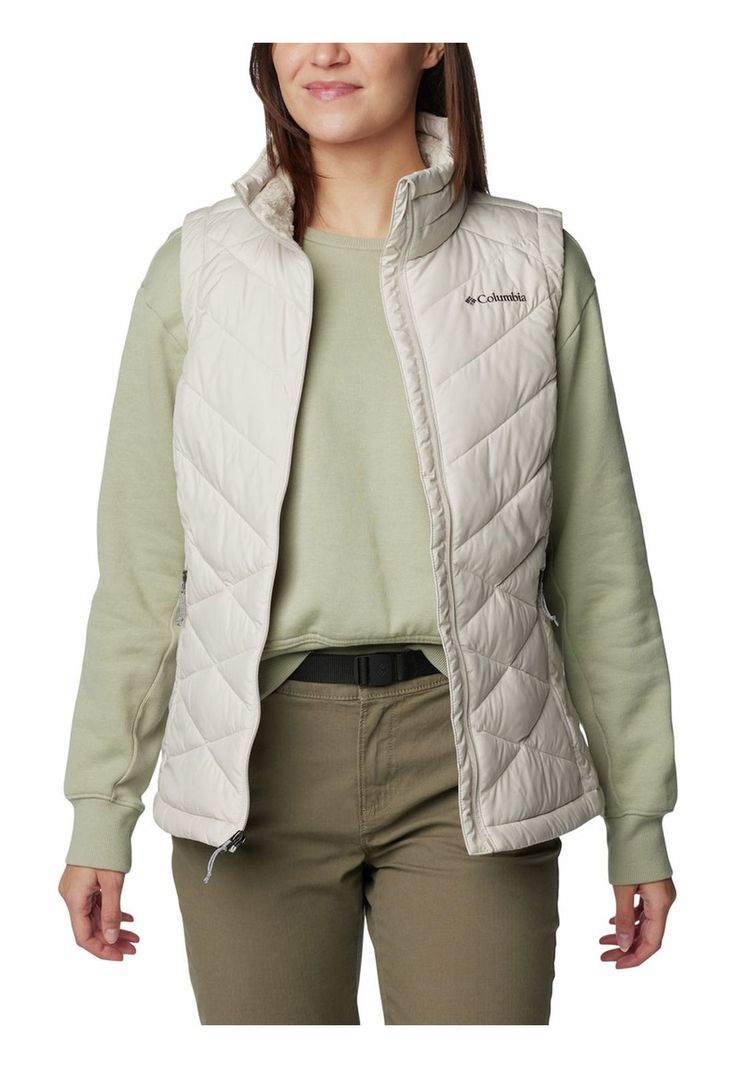 Parka Sin Mangas Mujer Heavenly Ii Vest Beige-6