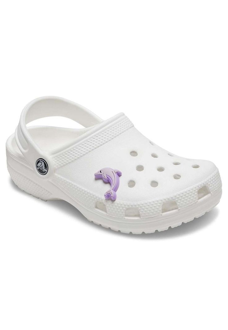 Jibbitz Crocs Delfín Púrpura Rosa-1