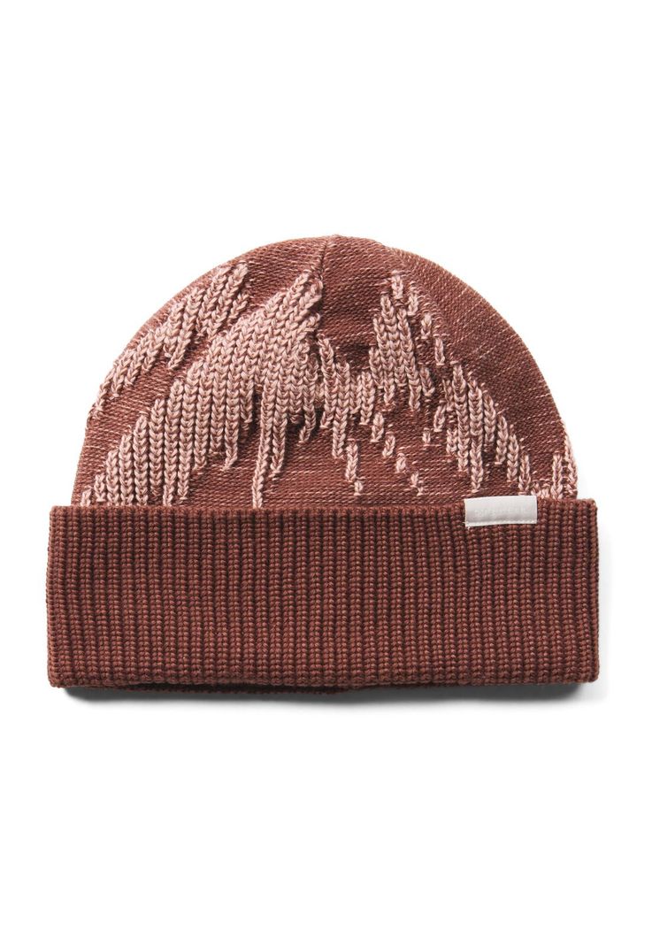 Gorro Unisex Moutain Embroidery Beanie Rosado-0