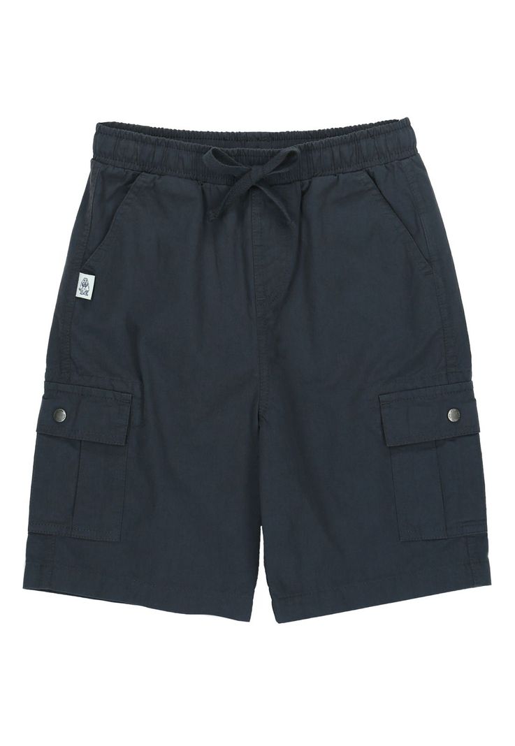 Short Niño Cargo Azul-0