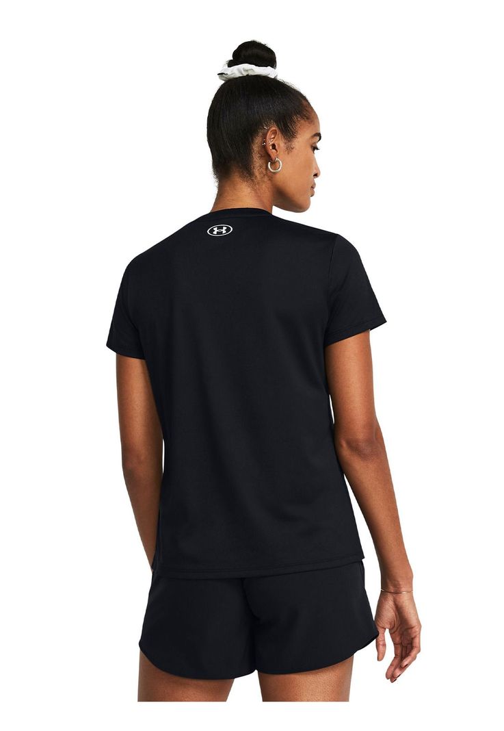Polera manga corta UA Tech mujer Negro-4