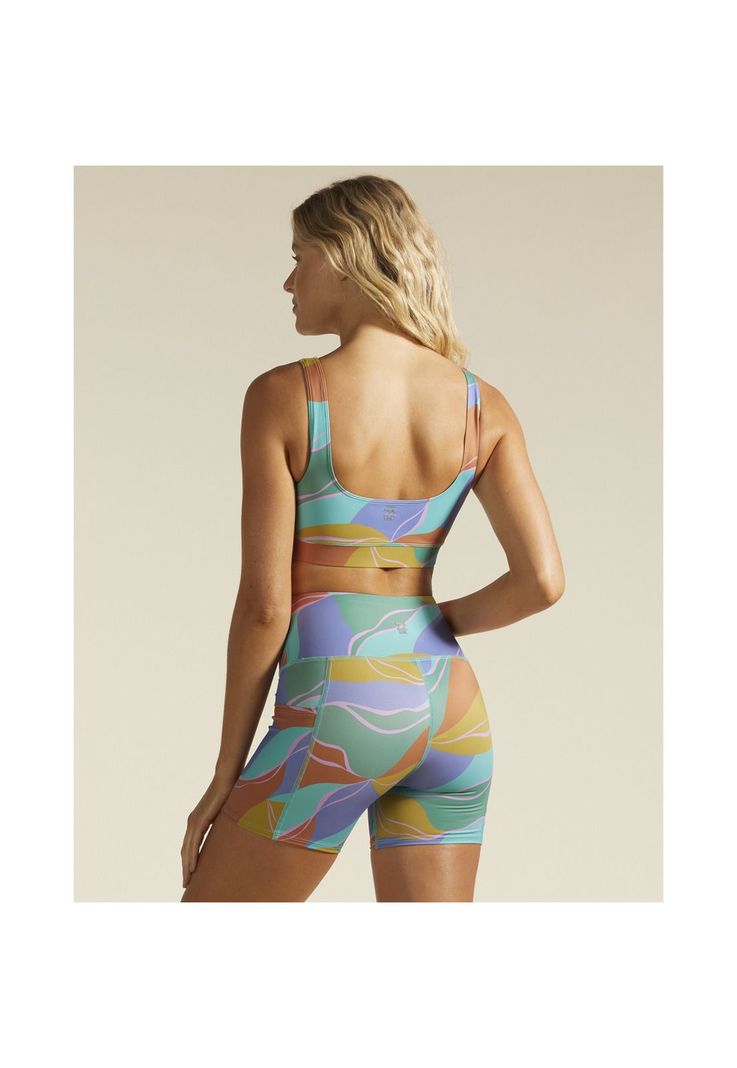 Calza Summit 5 Bike Short Verde Mujer-1