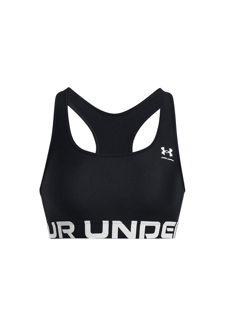 Sostén dep HeatGear® Armor Mid mujer Negro-0