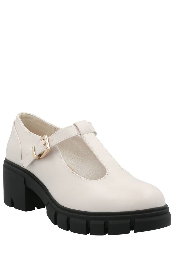 Zapato Mary Jane Rovers Mujer Crudo-0