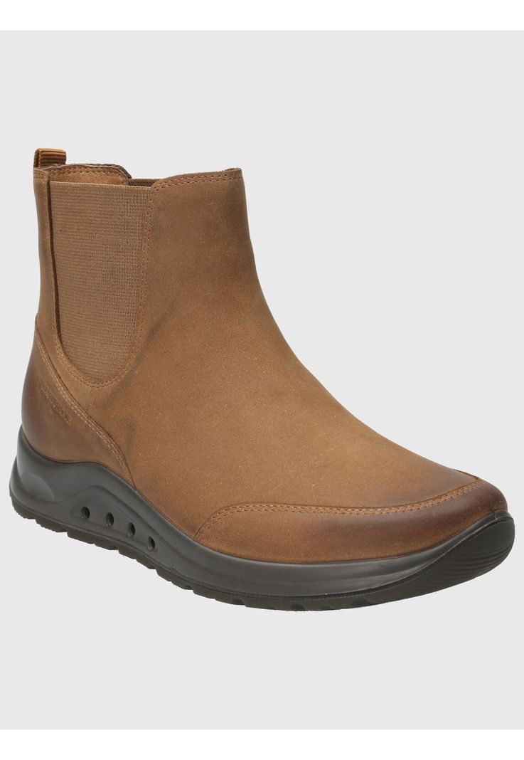 Botin Cuero Mujer Coley Café-0