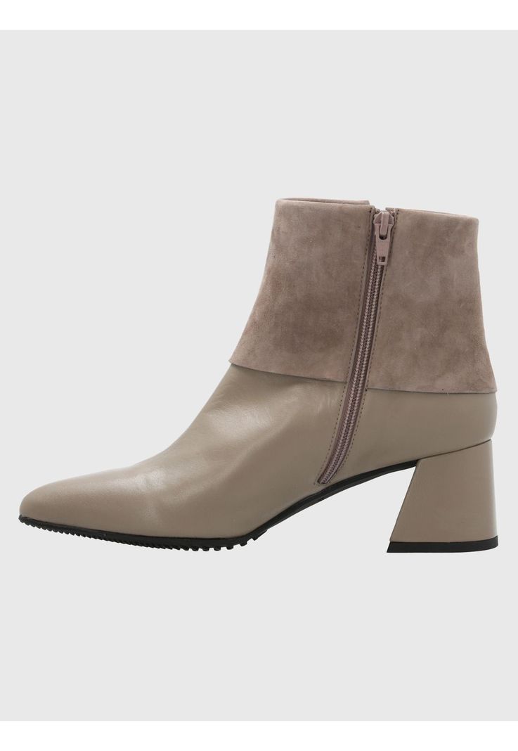 Botín Cuero Mujer Mattia Beige-4