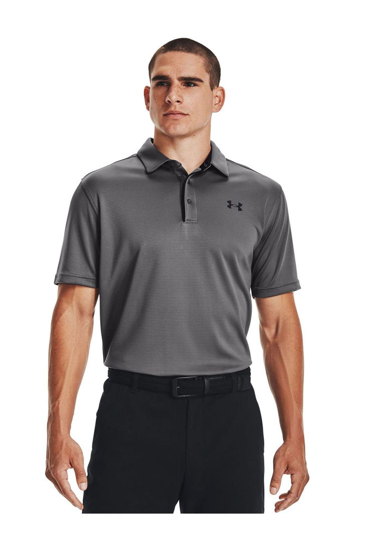 Polera Hombre Tech Polo Gris-3