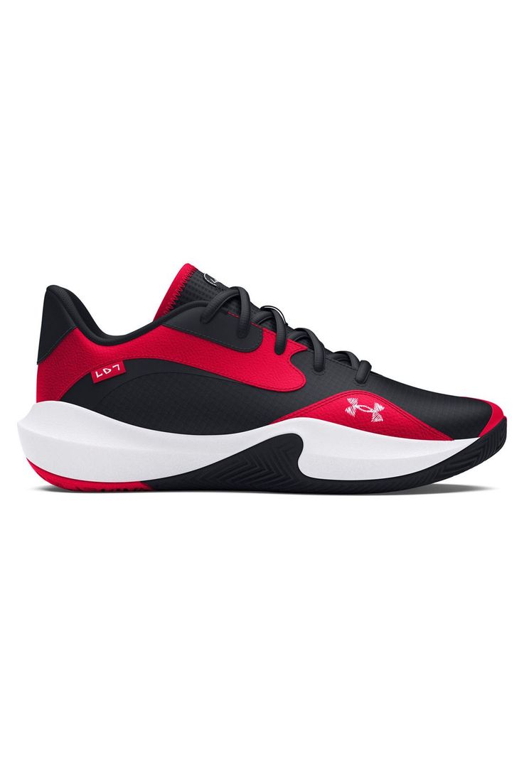 Zapatillas Bsketball unsex Lockdown7  Rojo-0