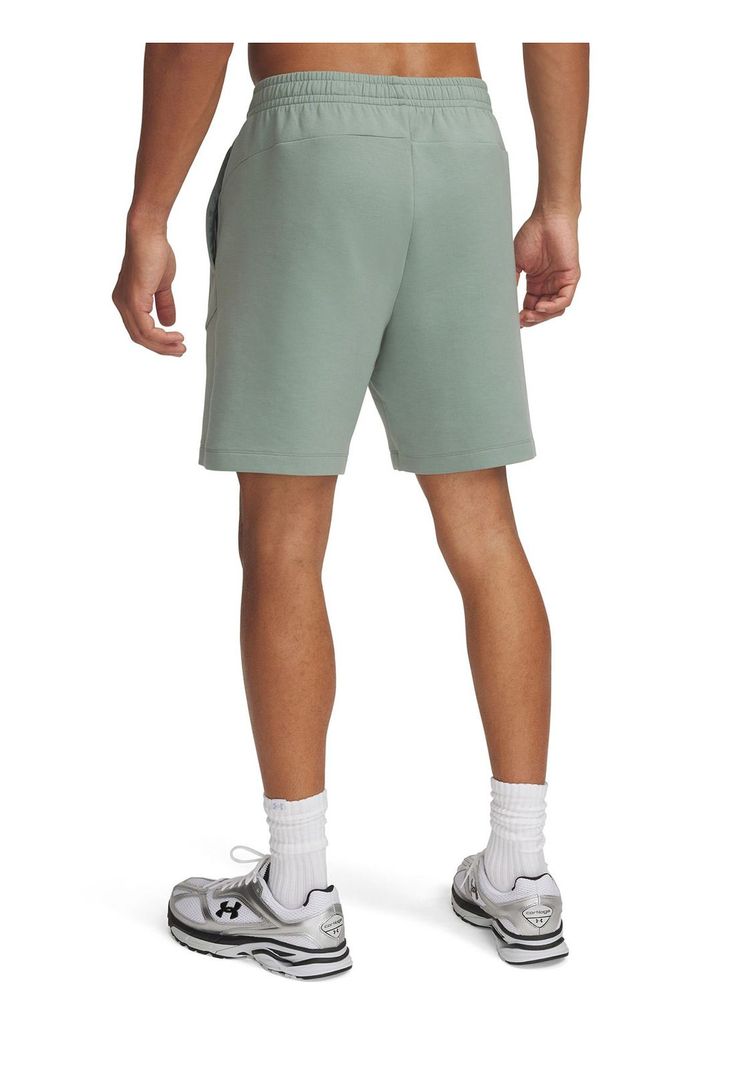 Shorts UA Unstoppable Fleece Hombre Verde-1