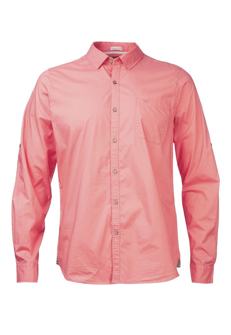 Camisa Algodón Orgánico Galiton Coral Hombre-1