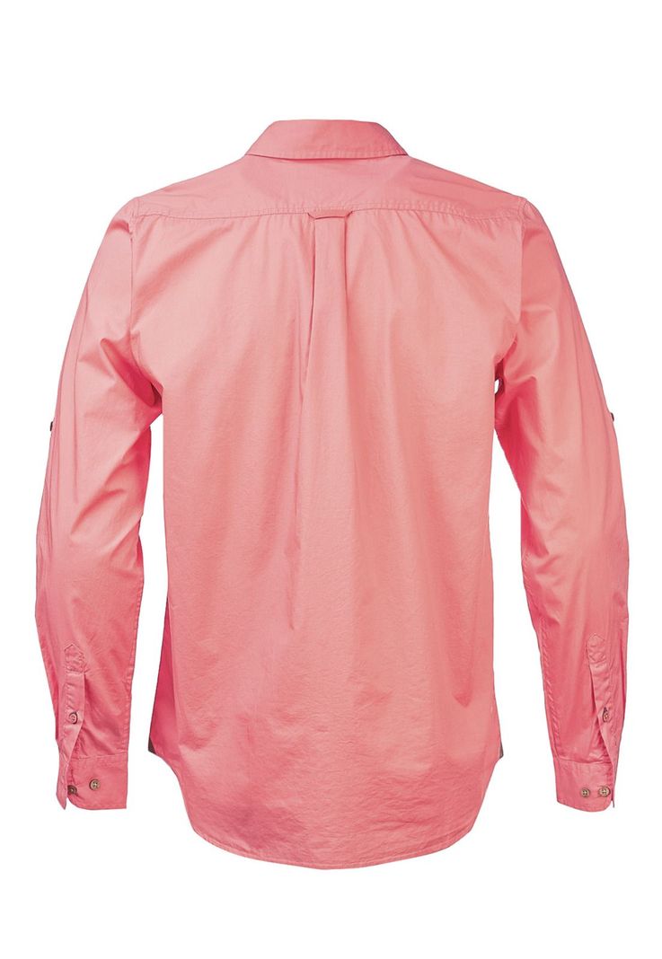 Camisa Algodón Orgánico Galiton Coral Hombre-3