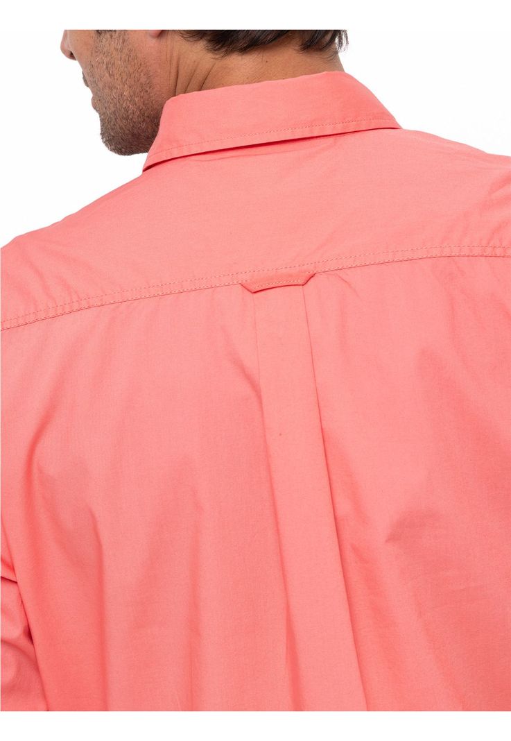 Camisa Algodón Orgánico Galiton Coral Hombre-6