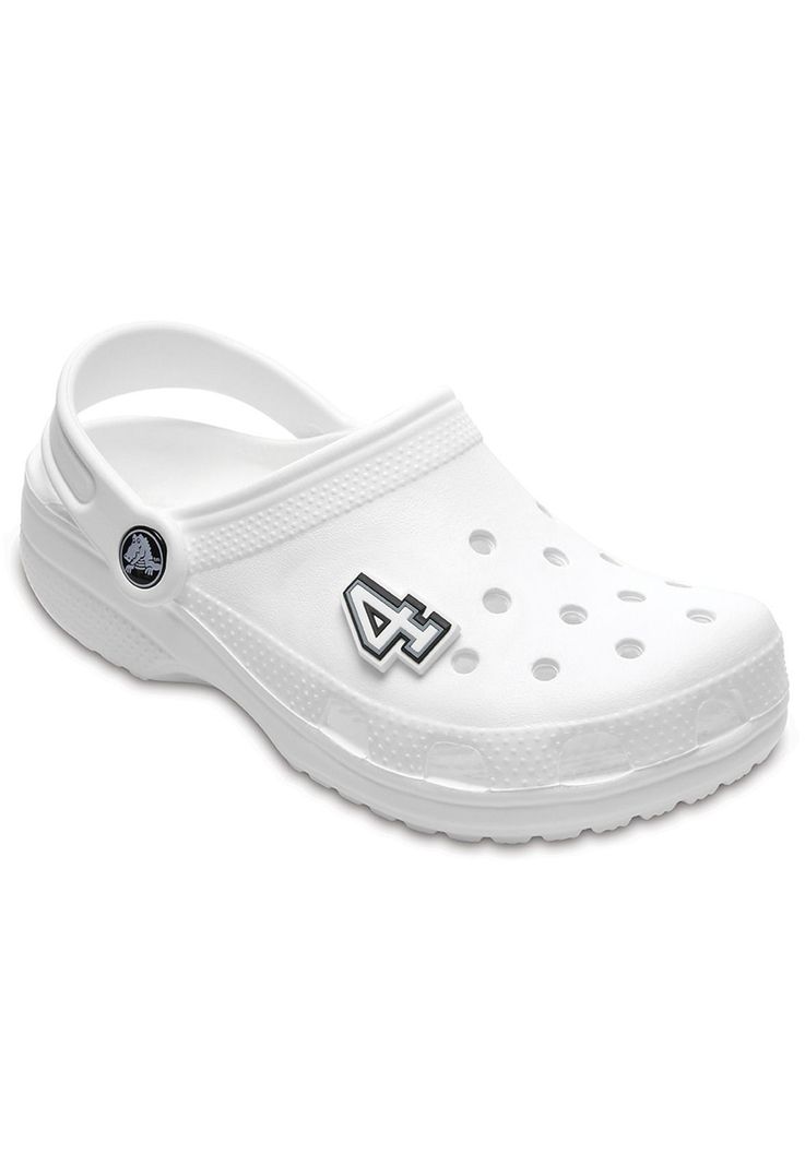 Jibbitz Crocs Número 4 Blanco-1