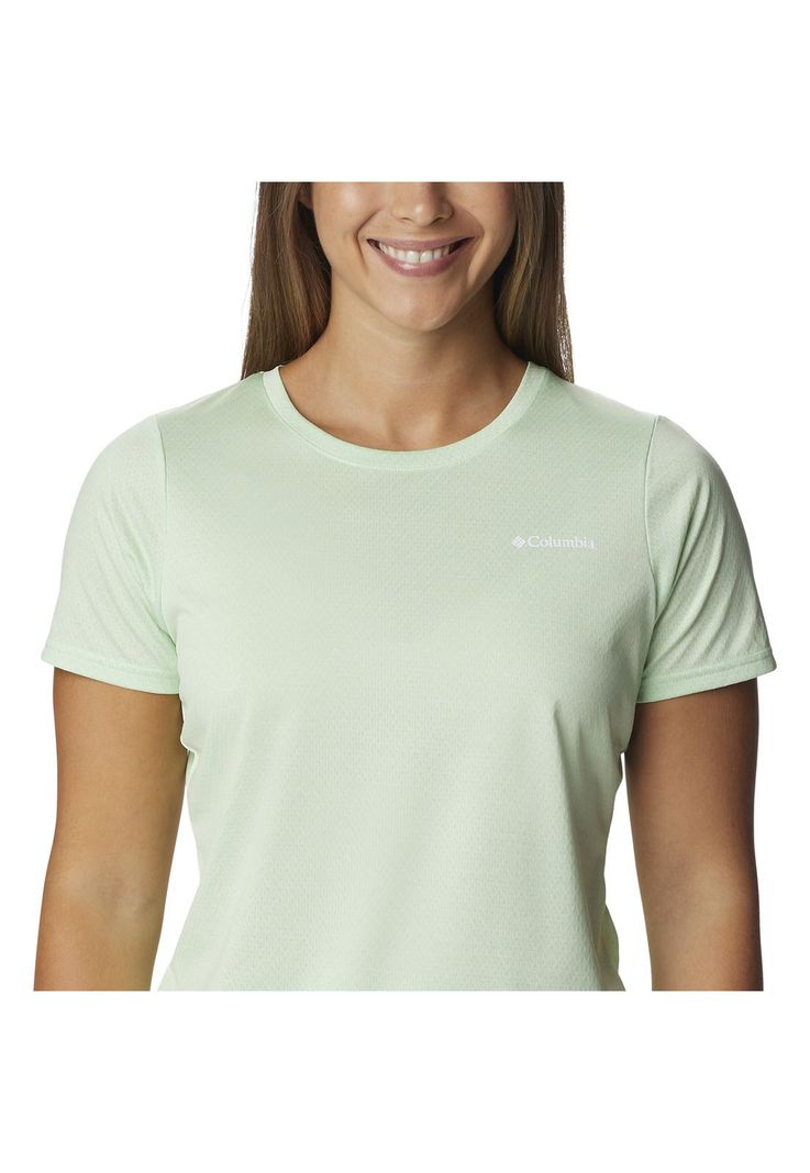 Polera M/C Alpine Chill Zero Verde Limon Mujer-1