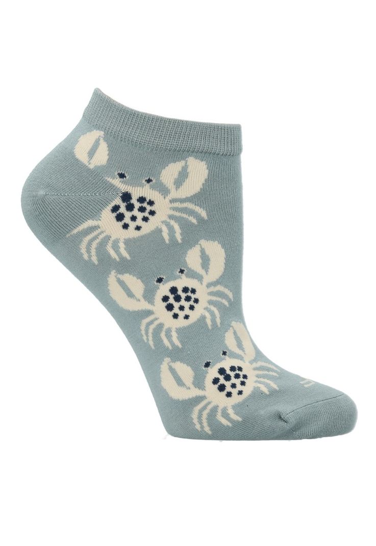 Calcetin Turquesa PeCrab Mujer-0