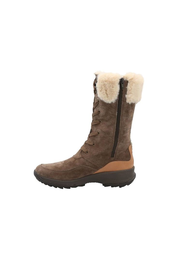 Bota Cuero Mujer Rinier Café-5