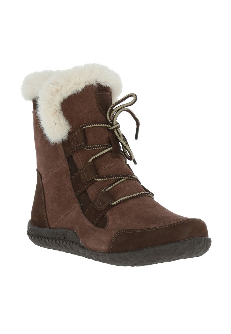 Bota Gamuza Mujer Mantis Café