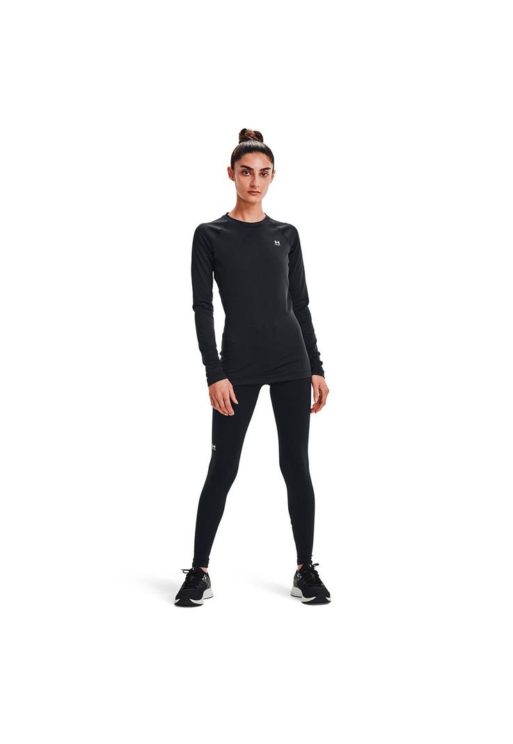 Calza Training Coldgear® Authentics Negro Mujer-5