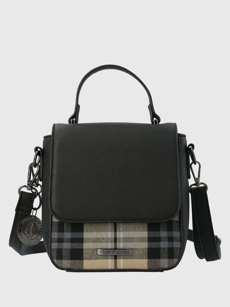Cartera Textil Mujer Bennett Cross Negro